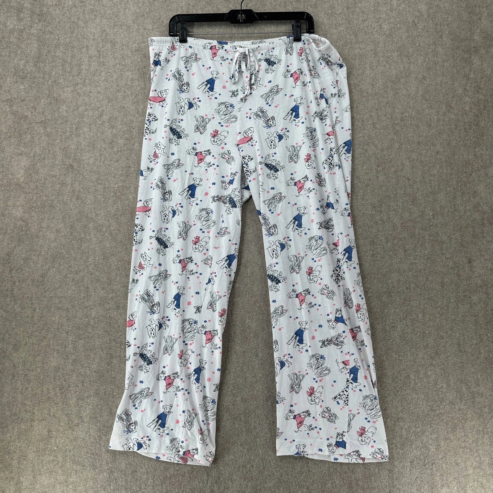 Sleep Sense Cotton Jersey Knit Dog Print Pajamas Set XL 2PC Sleepwear