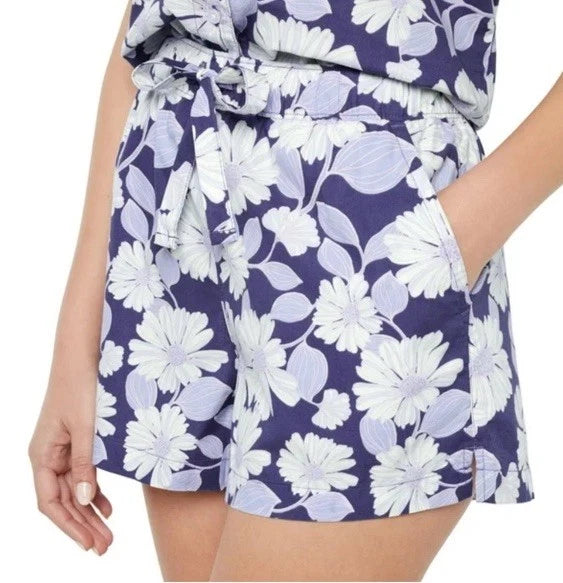 Gap Women's Lightweight Breathable Relaxed Fit 2-Piece Woven Pajama Set Small