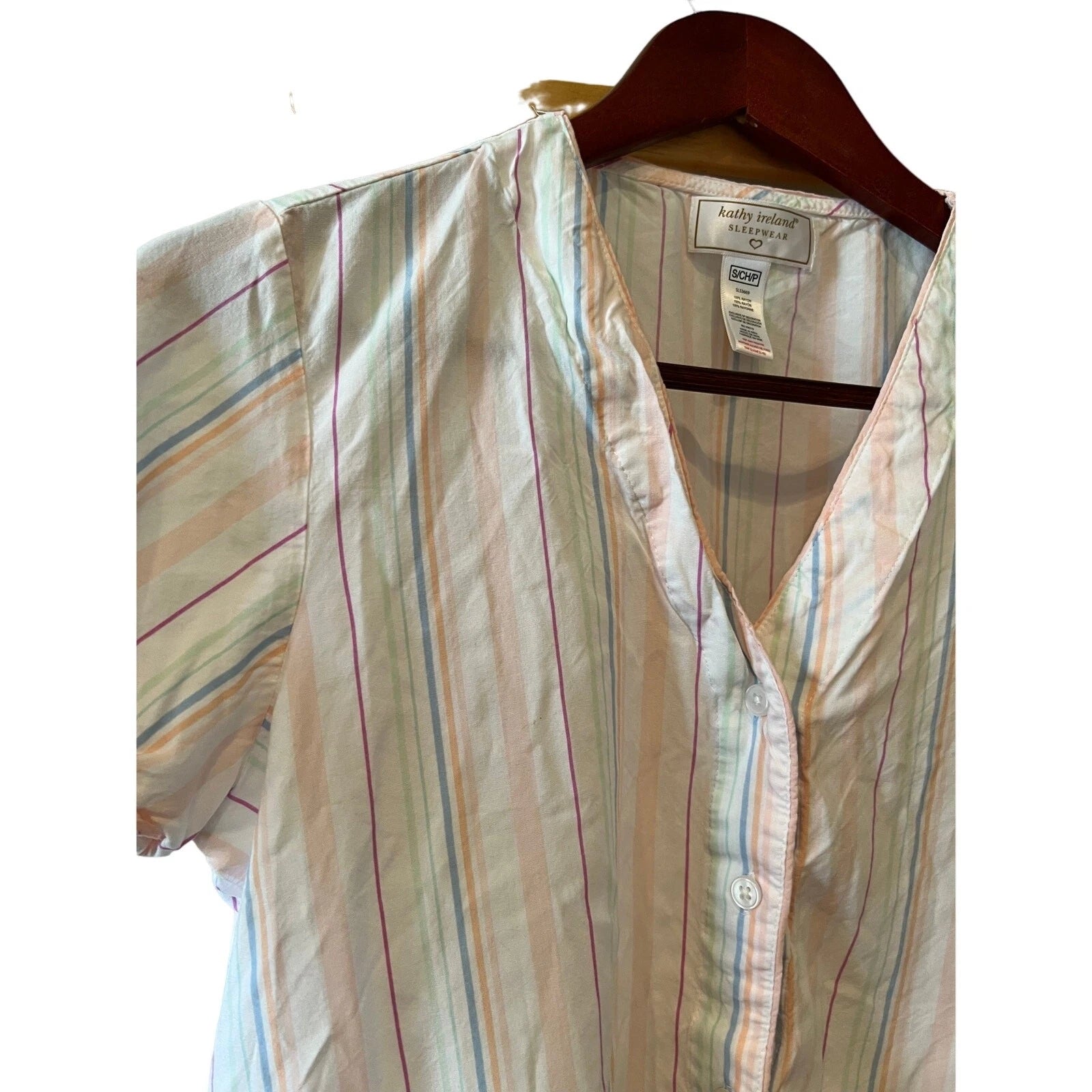 Kathy Ireland Sleepwear Pajama Set Pants Top Rayon S