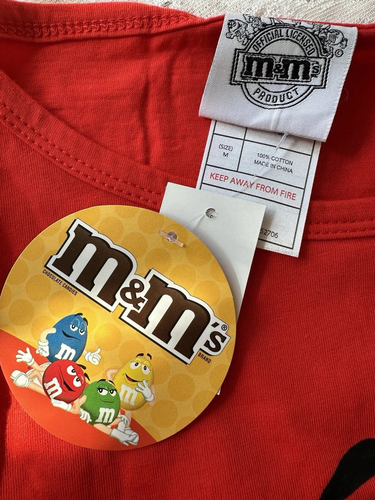 M&M World Pyjama Set  size Medium