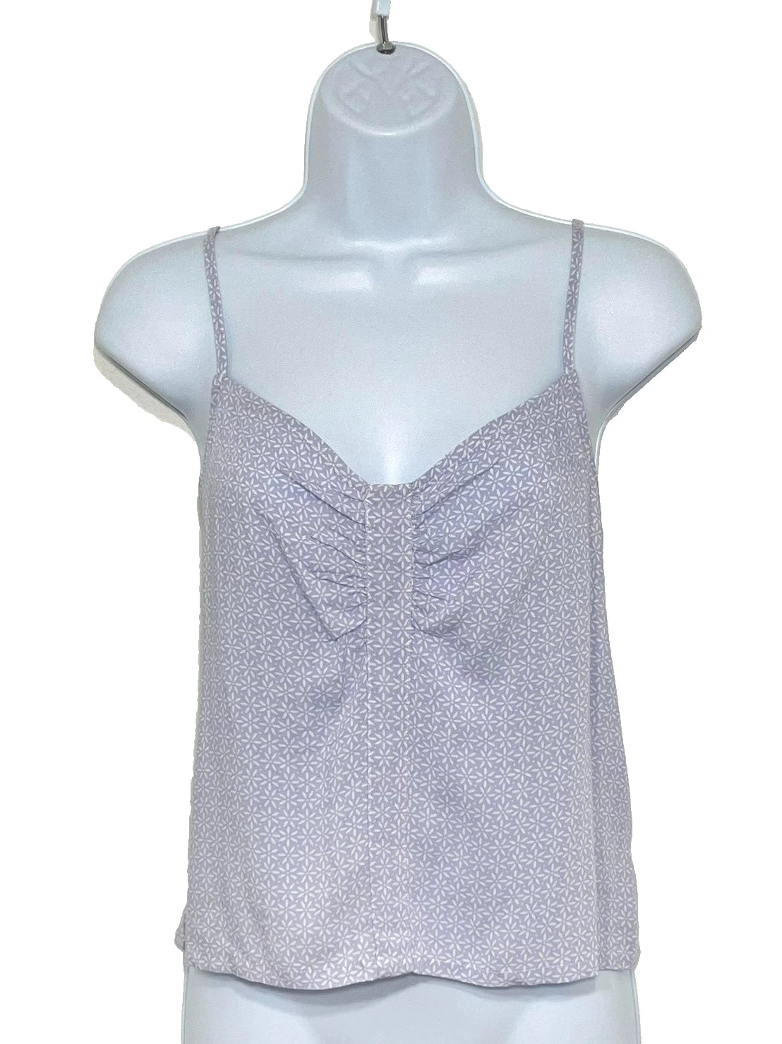 NWT Splendid Womens XL 3-Piece Robe, Tank Top & Shorts Sleep Set Petal Dot Geo