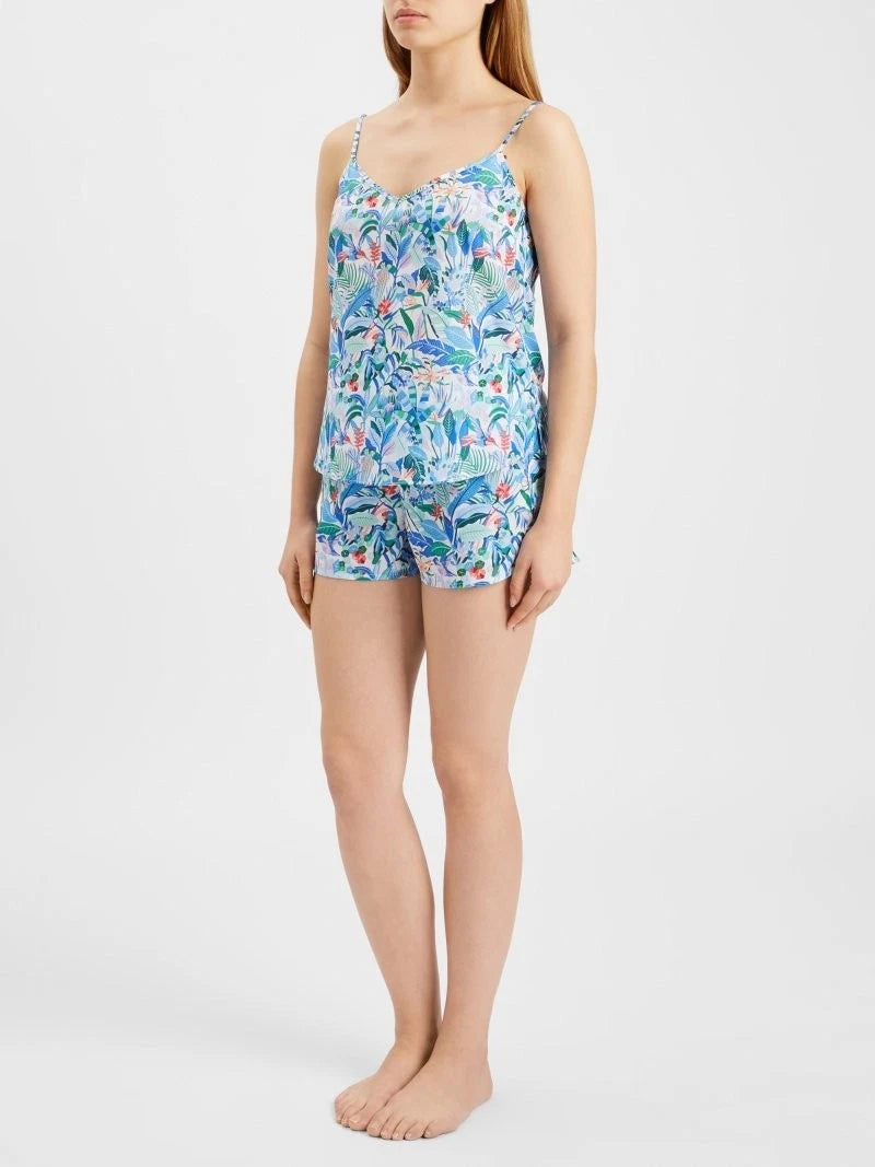 DEREK ROSE WOMENS CAMI PJ SET - SMALL - 100% COTTON - RRP. £175 - LEDBURY PJS