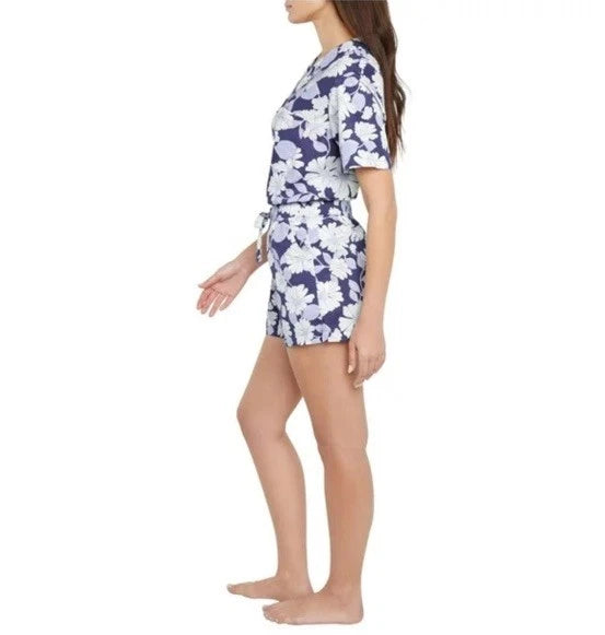 Gap Women's Lightweight Breathable Relaxed Fit 2-Piece Woven Pajama Set Small
