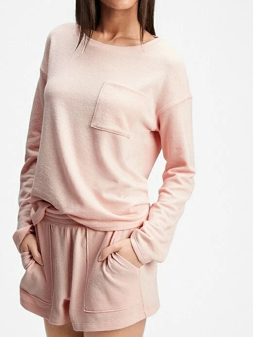 Gap Love Easy Textured Shorts Women Pajama Pjs 2" Sleep Shorts Loungewear NWT