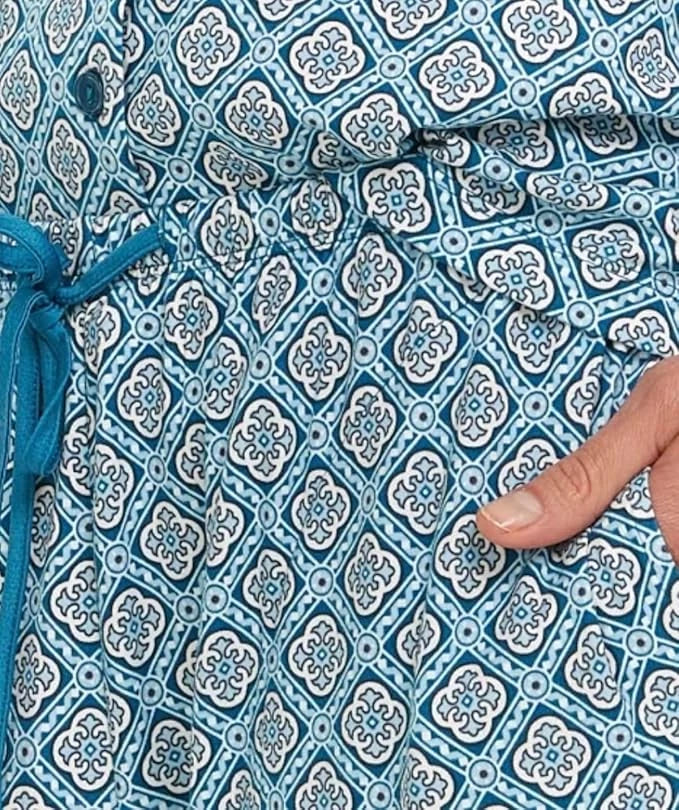 Flora Nikrooz Women's Satin Trim Notch Collar PJ Set