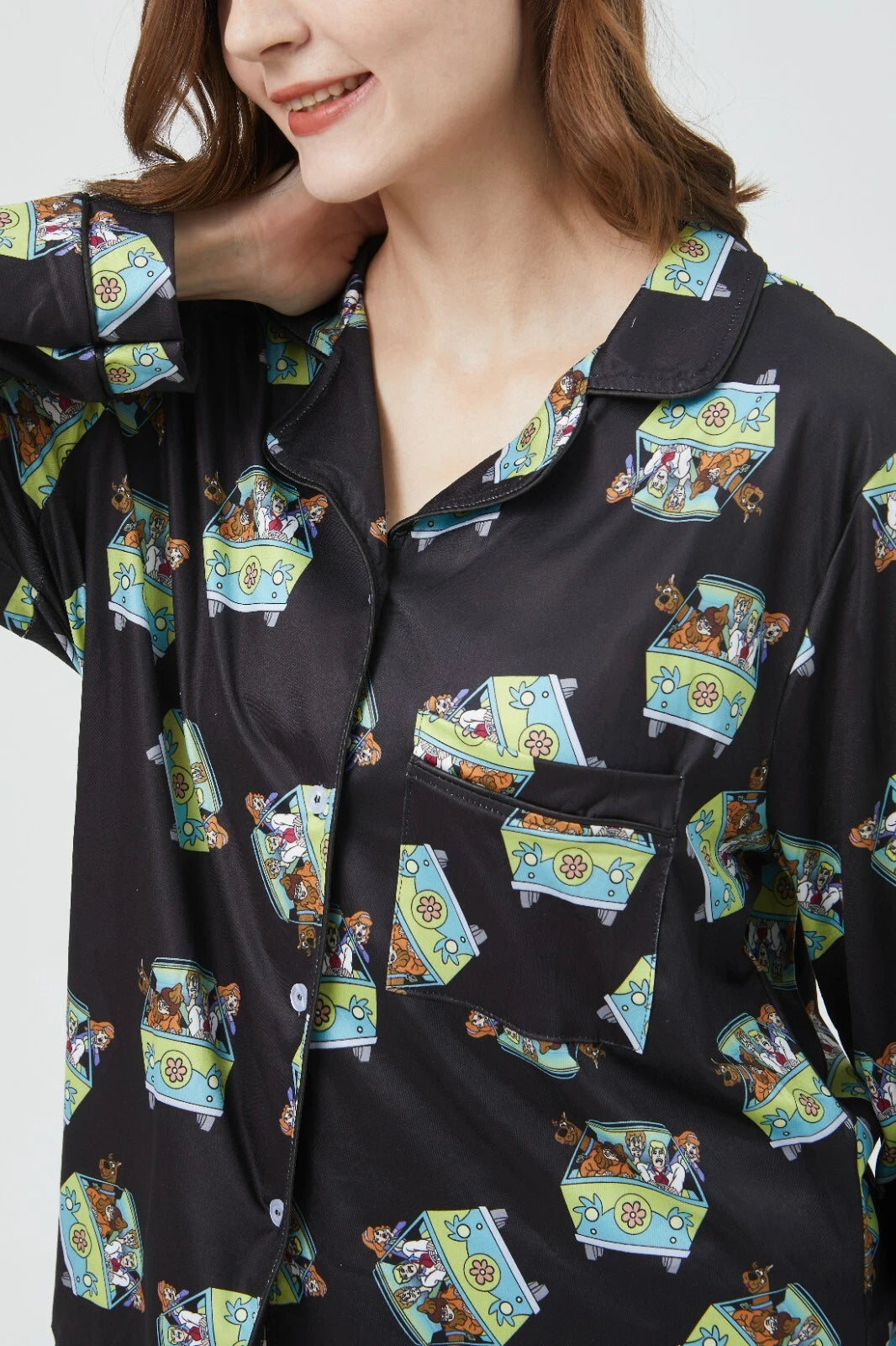 Scooby Doo Scoob Unisex Pajama Sets Long Sleeve Full-Length Bottom XL