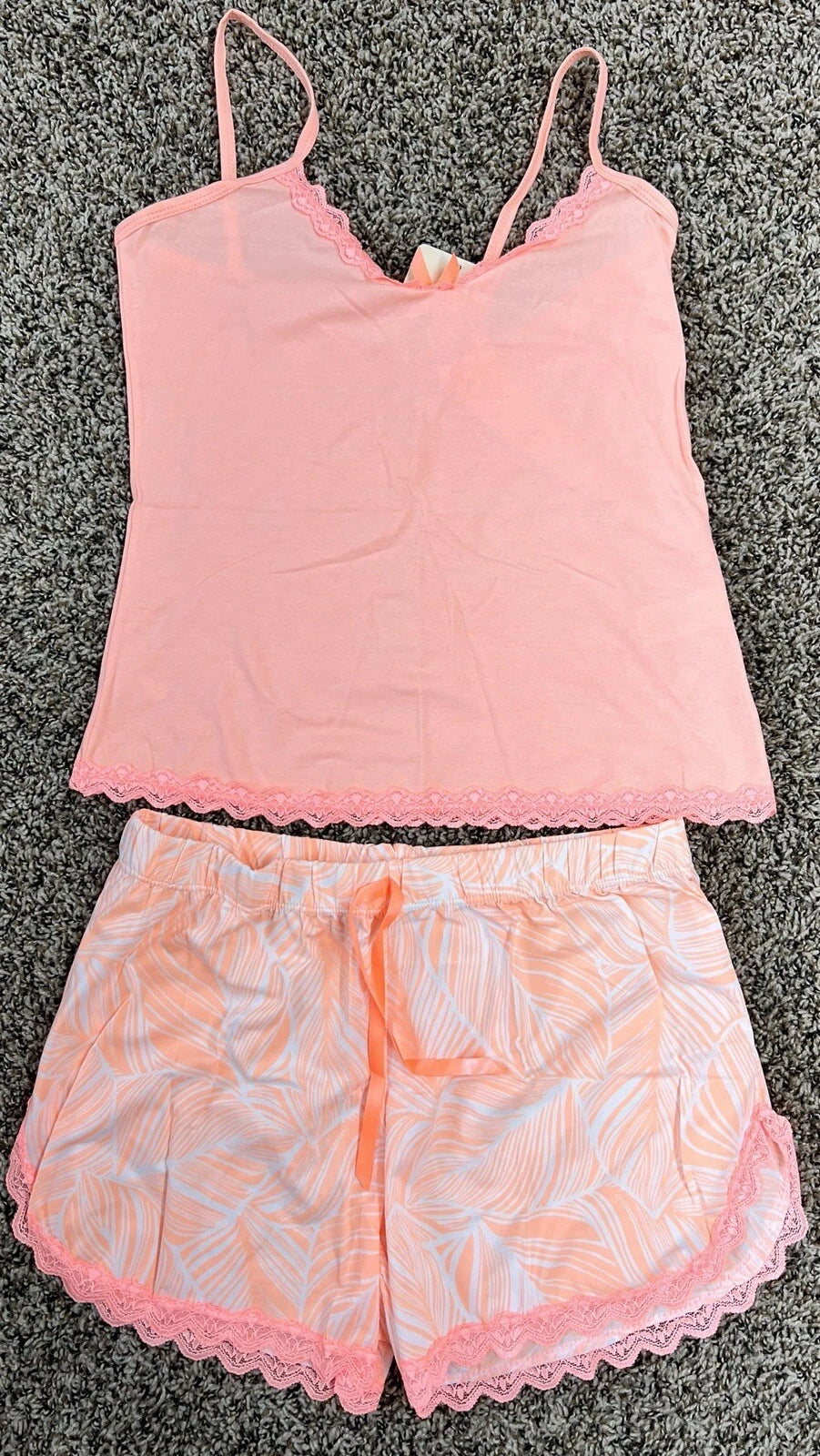 Women’s Talulah sleepwear orange comfy shorts pajama set