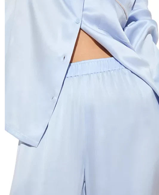 Eberjey Women's Inez Washable Silk Long Pajama Set Size M  5535