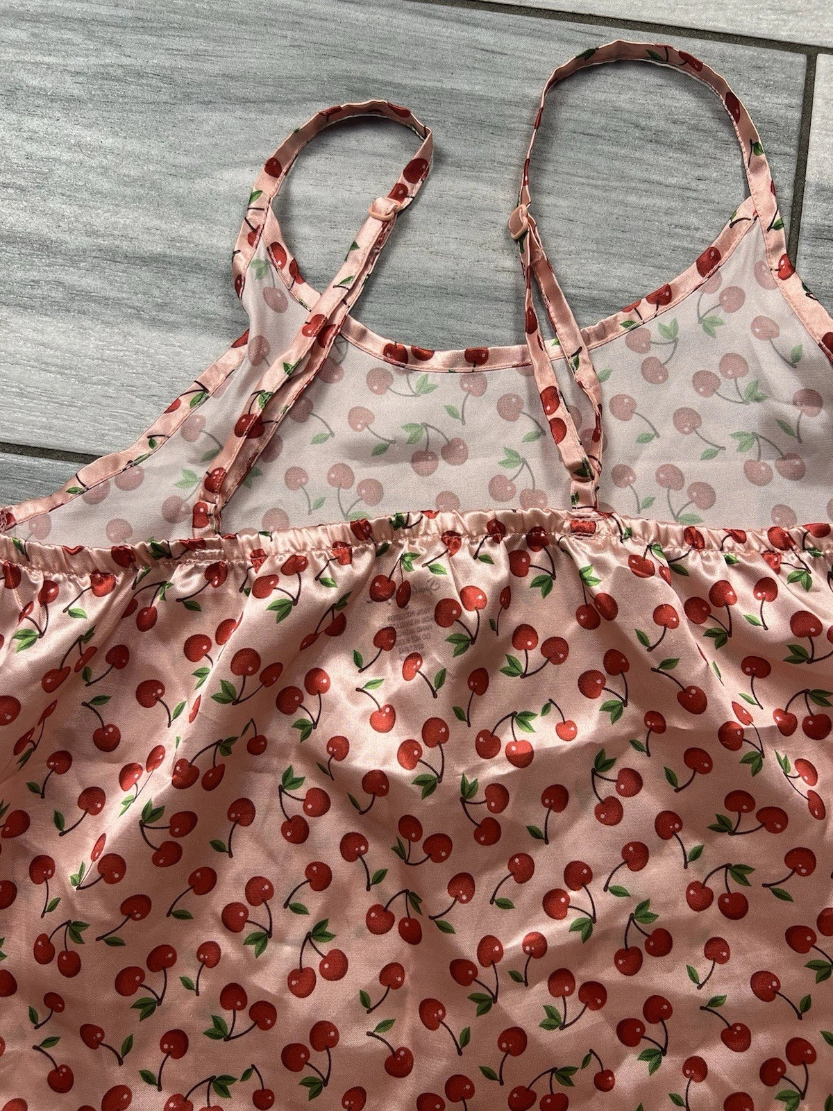 Women’s Pink Cherry Print Loungewear Set