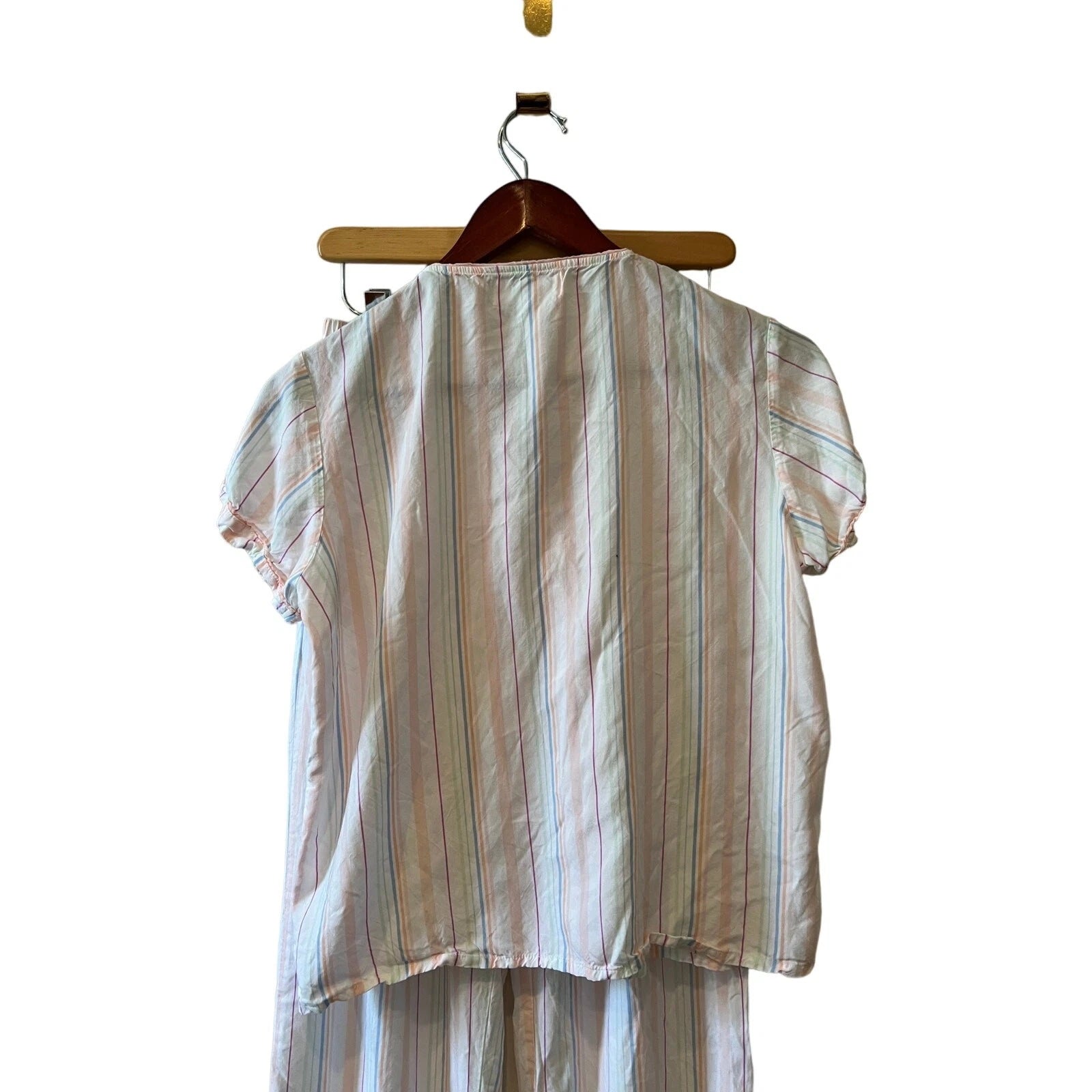 Kathy Ireland Sleepwear Pajama Set Pants Top Rayon S