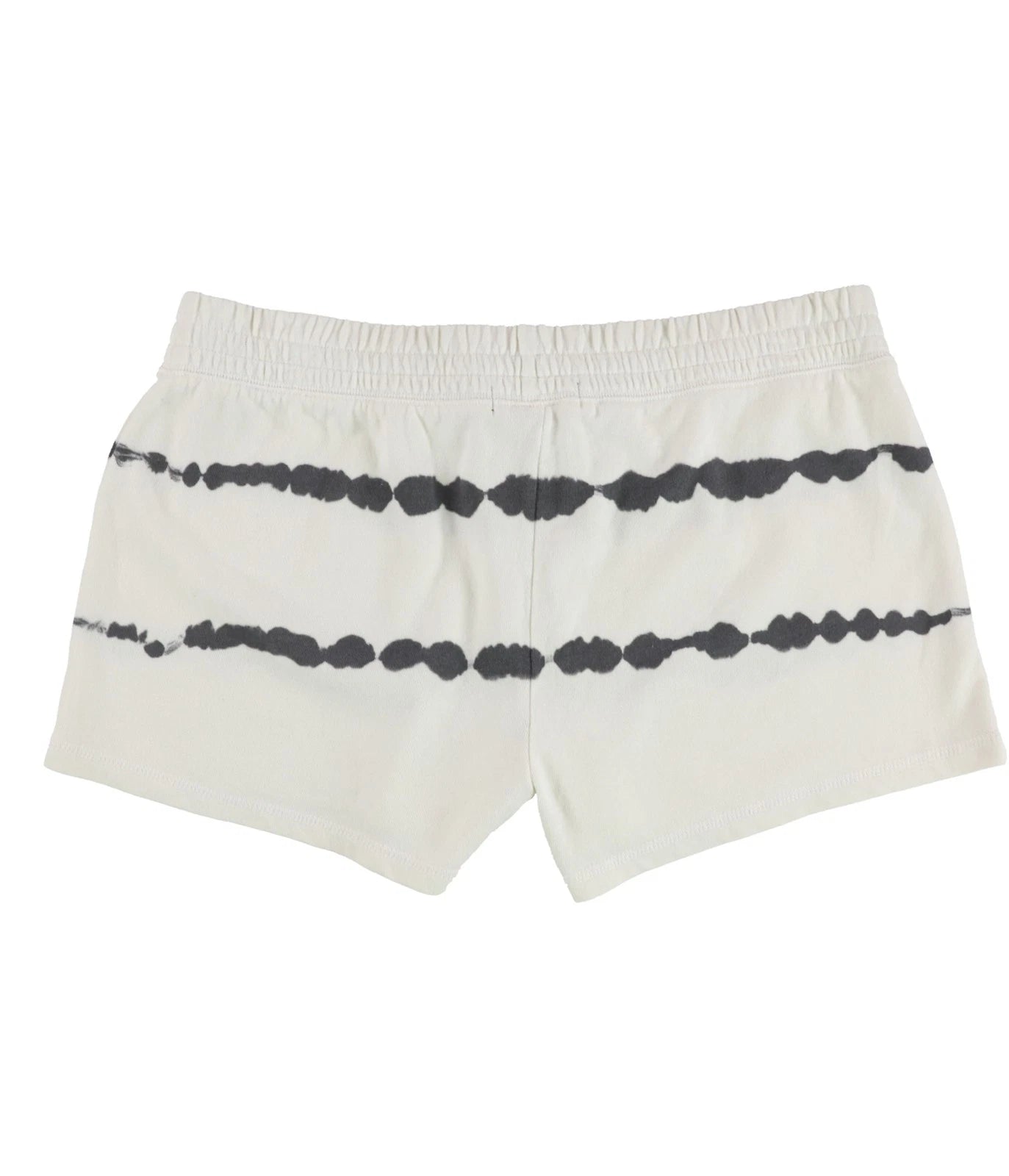 P.J. Salvage Womens 2-Tone Tye-Dye Pajama Shorts, Off-White, Small