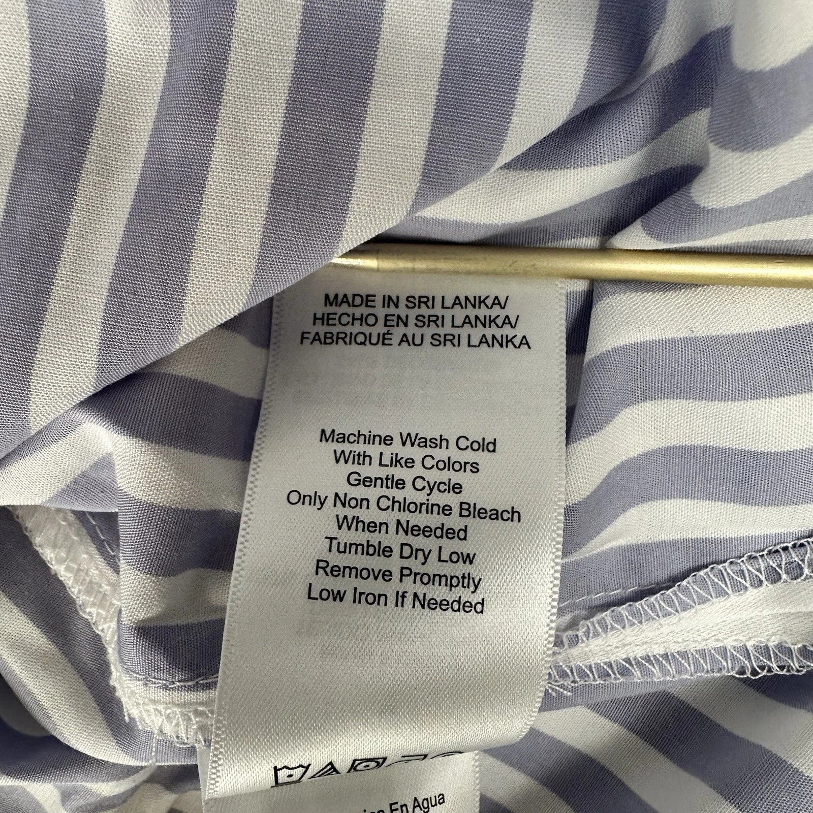 Bed Head 2pc Pajama Set Size Medium Blue Stripe Relax Fit Long Sleeve Women NWT