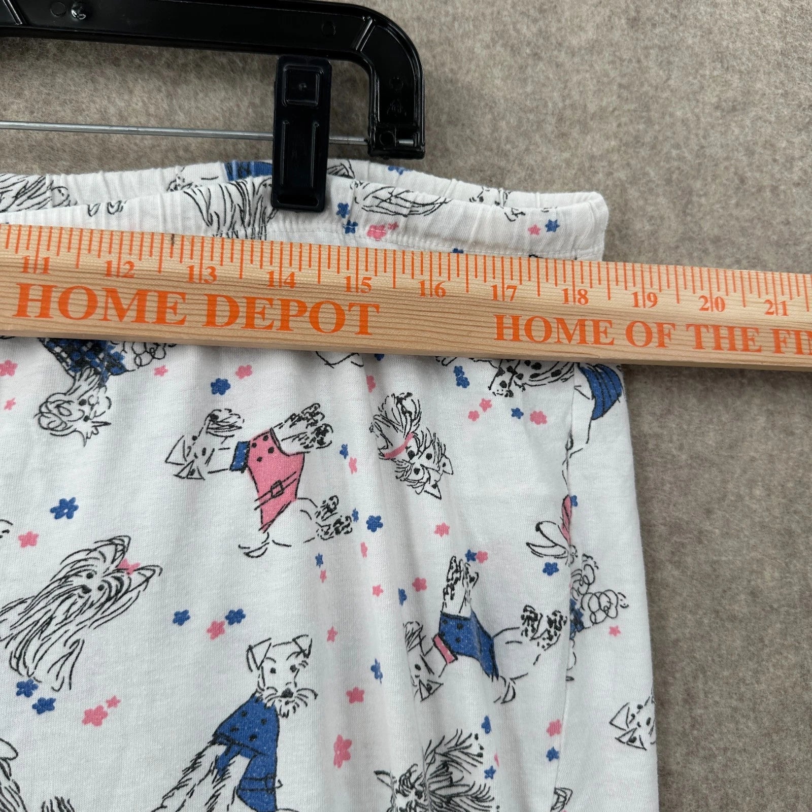 Sleep Sense Cotton Jersey Knit Dog Print Pajamas Set XL 2PC Sleepwear