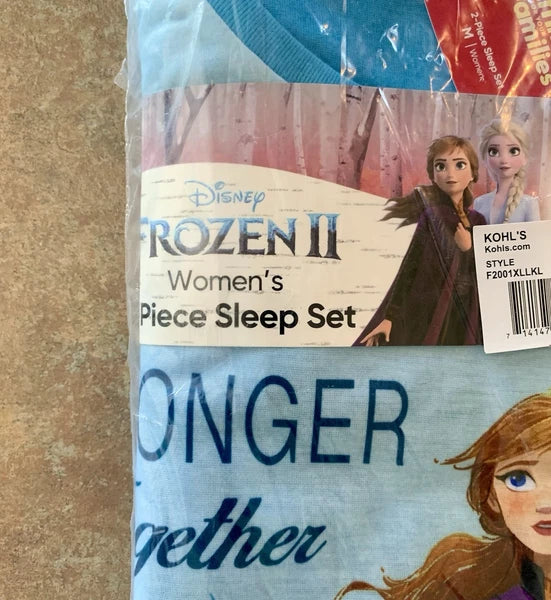 Women’s Frozen 2 - Medium New Two Piece Sleep Set