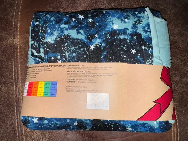 Cuddl Duds Crew Neck & Legging Set Sz L Climate Right Jersey Base Layer New