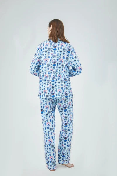 Lilo and Stitch Women Pajama Sets Long Sleeve Full-Length Bottom Size Large