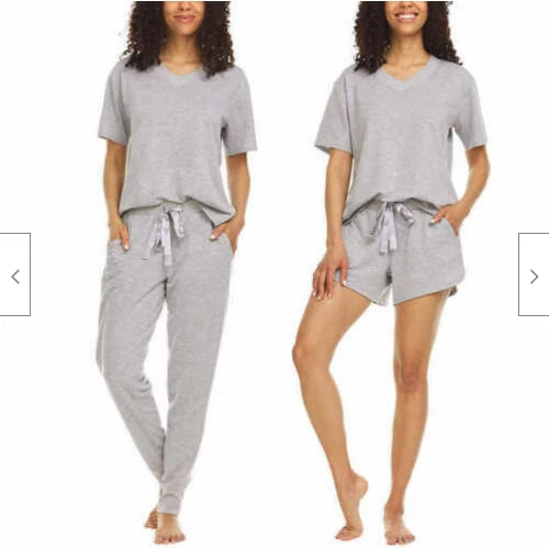Flora Nikrooz Ladies' French Terry 3-piece Lounge Set