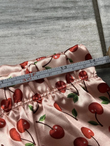 Women’s Pink Cherry Print Loungewear Set