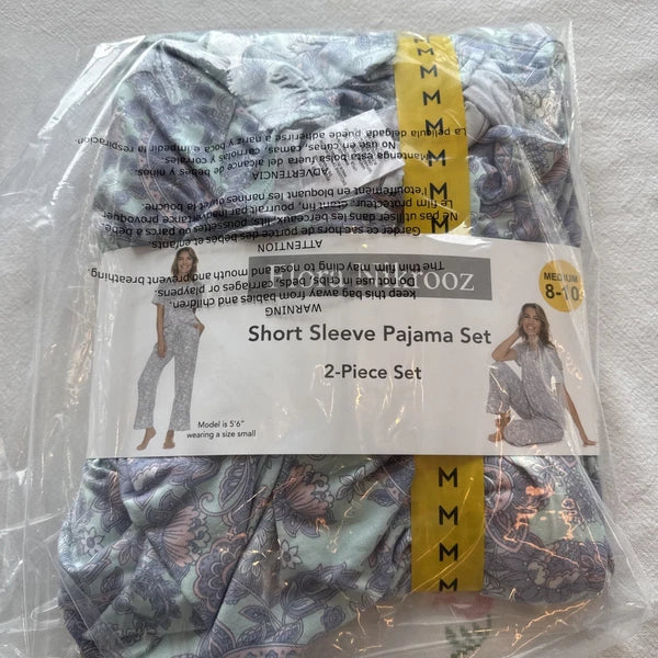 Flora Nikrooz 2-Piece Relaxed Fit Short Sleeve Pajama Sets 3 Colors