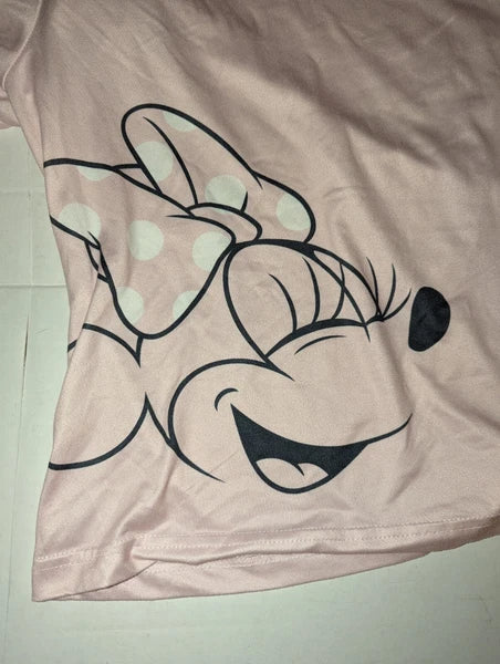 Disney Pink Minnie Mouse Pajama Set 2X- Very Good(See Photos)
