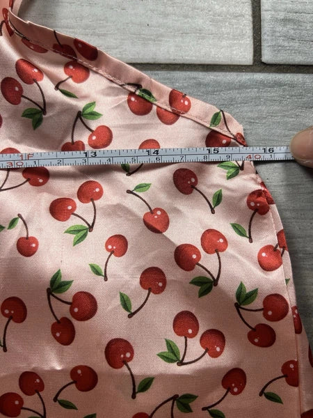 Women’s Pink Cherry Print Loungewear Set