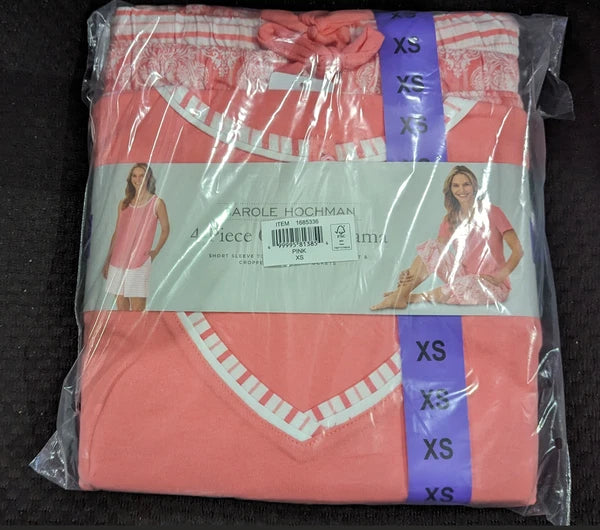 Carole Hochman Women's Capri Pajamas Sets, Extra Small (4-6)