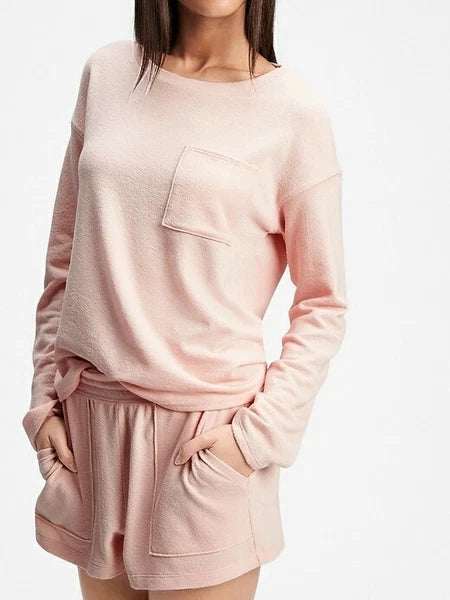 Gap Love Easy Textured Shorts Women Pajama Pjs 2" Sleep Shorts Loungewear NWT