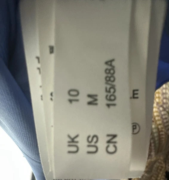 Silky Miracle PJ set longsleeve button down shirt and pants size M Blue