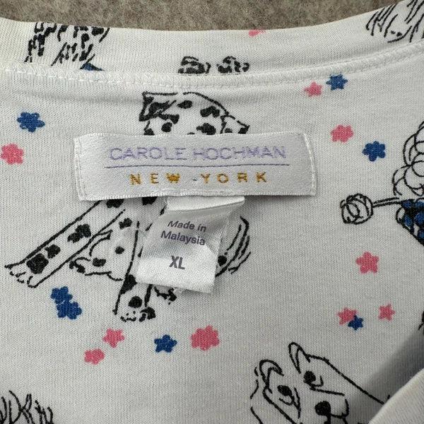 Sleep Sense Cotton Jersey Knit Dog Print Pajamas Set XL 2PC Sleepwear