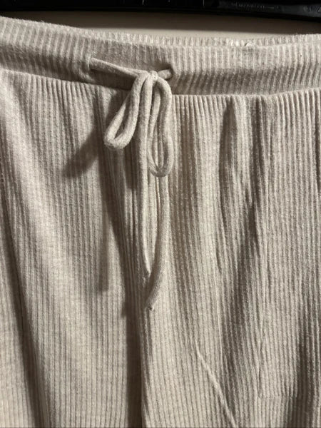 Auden pajama set XXL  30” Inseam Cream Colored