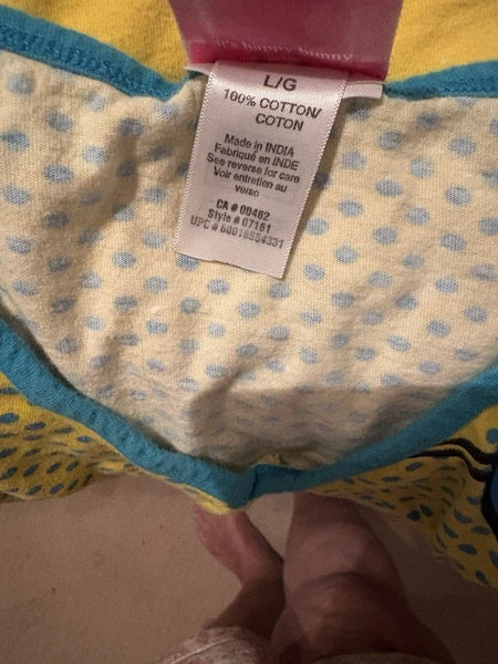 Vintage It’s Happy Bunny 100% Cotton Cami & Capri Pajama Set L/XL