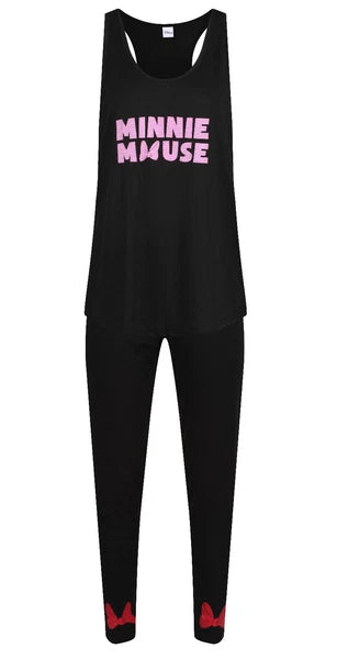 LADIES CHARACTER PYJAMAS SLEEVELESS TOP LONG PJ SET 4-22 EX UK STORE NIGHT WEAR