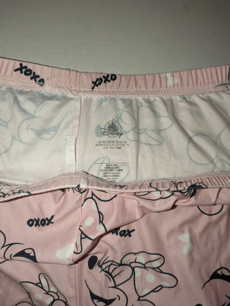 Disney Pink Minnie Mouse Pajama Set 2X- Very Good(See Photos)
