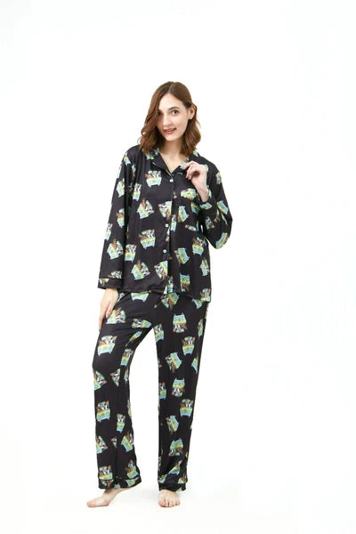 Scooby Doo Scoob Unisex Pajama Sets Long Sleeve Full-Length Bottom XL