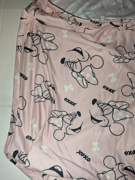 Disney Pink Minnie Mouse Pajama Set 2X- Very Good(See Photos)