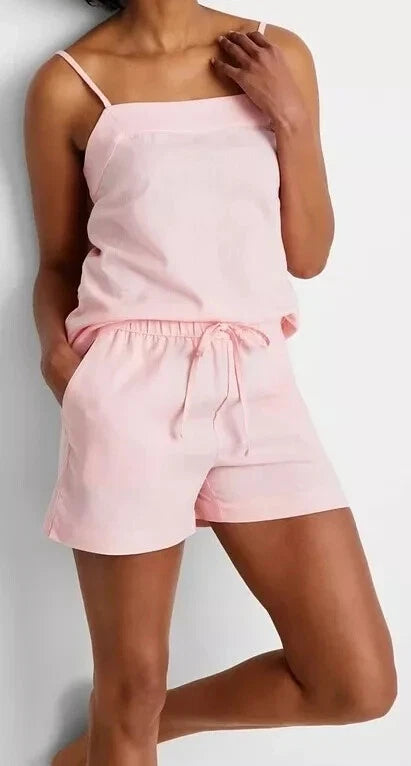 State of Day Womens 2 Pc. Linen Pajamas Set