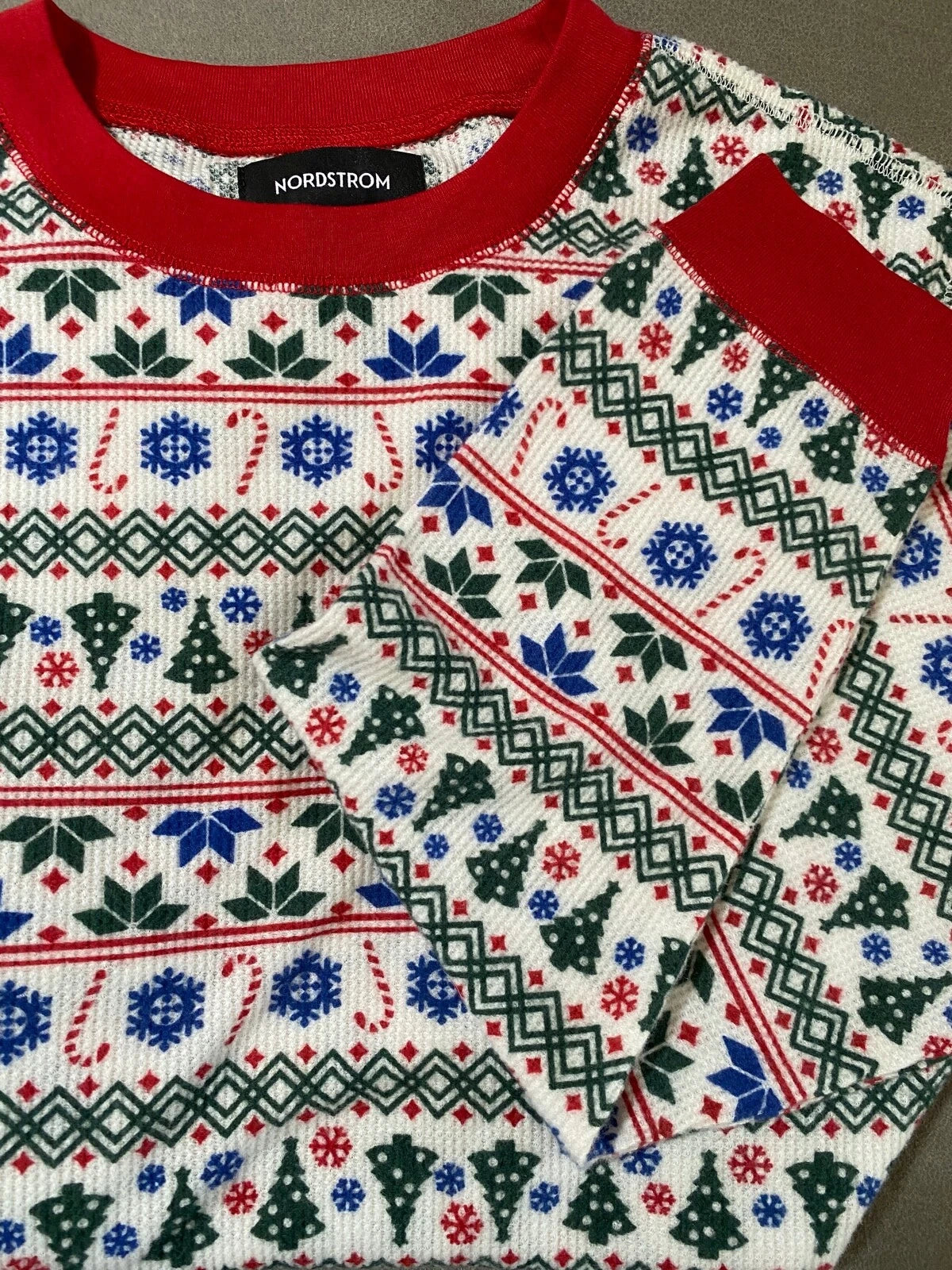 New Nordstrom  Thermal Thematic Pajama Set Size Medium M