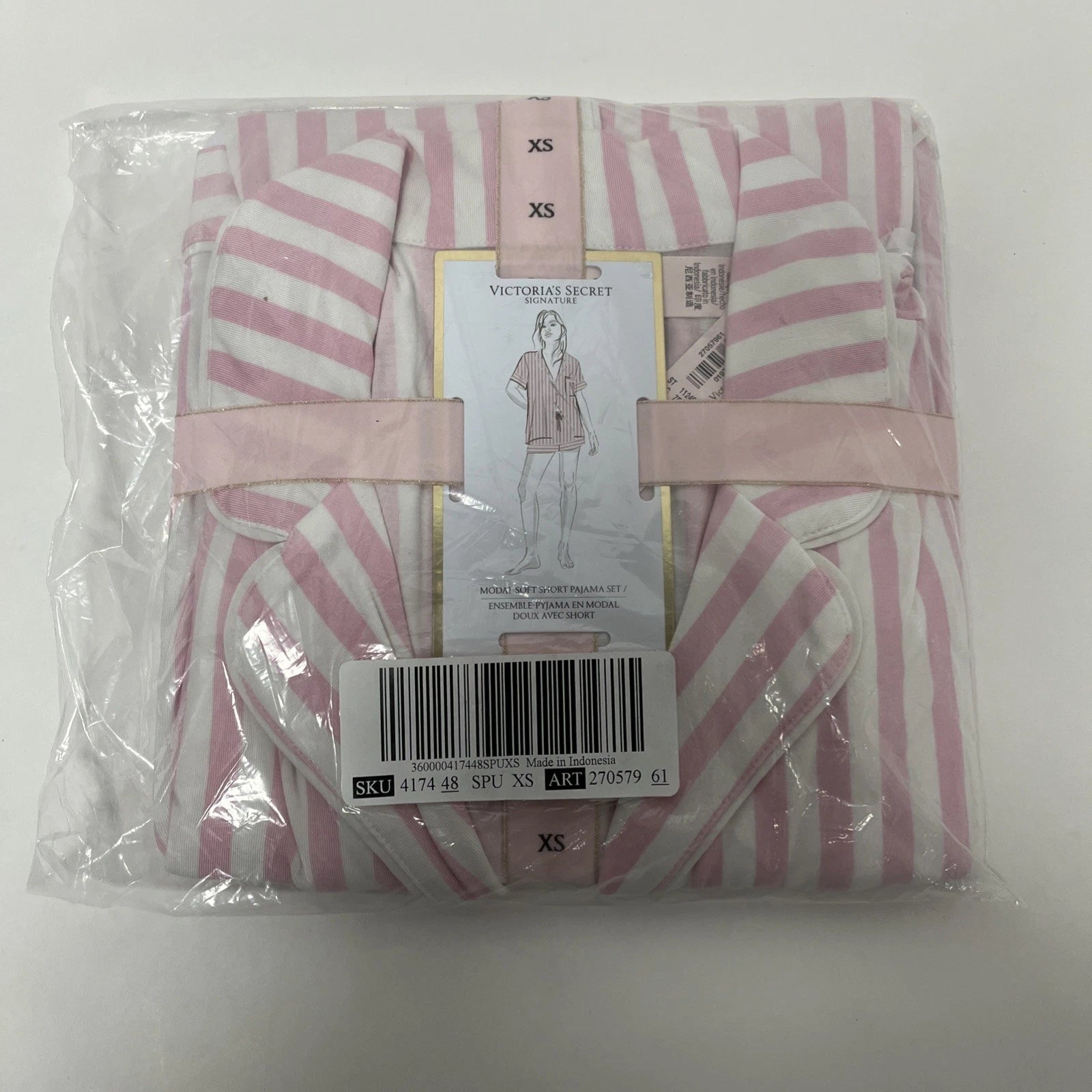 Victoria's Secret Women's Modal Soft Short Pajama Set CN6 Pretty Blossom XS