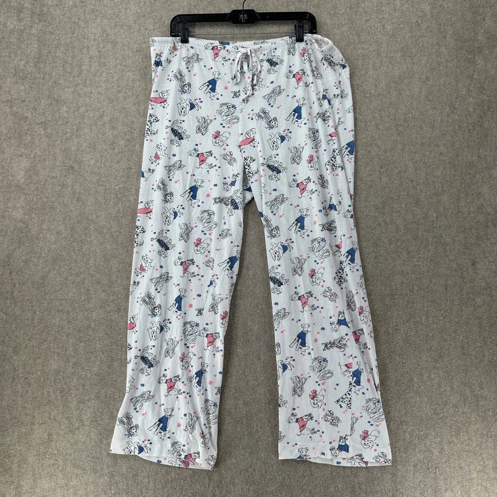 Sleep Sense Cotton Jersey Knit Dog Print Pajamas Set XL 2PC Sleepwear