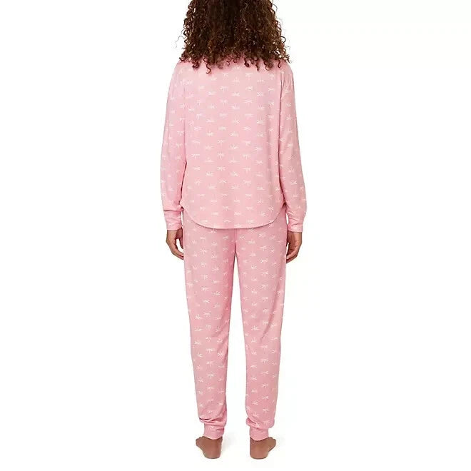 LOFT Women's 2-Piece Pajama Set Size XS Pink