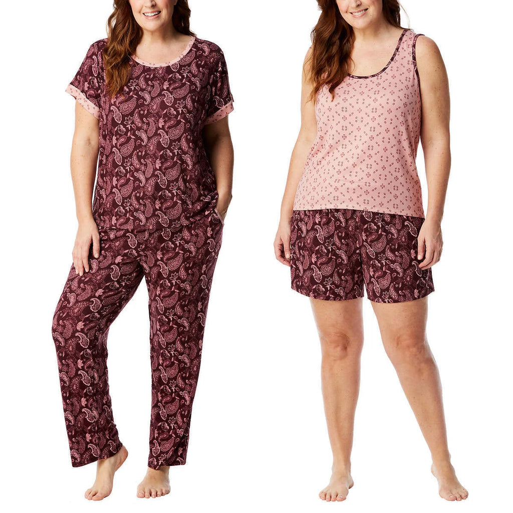 Lucky Brand Ladies' 4 piece Pajama Set