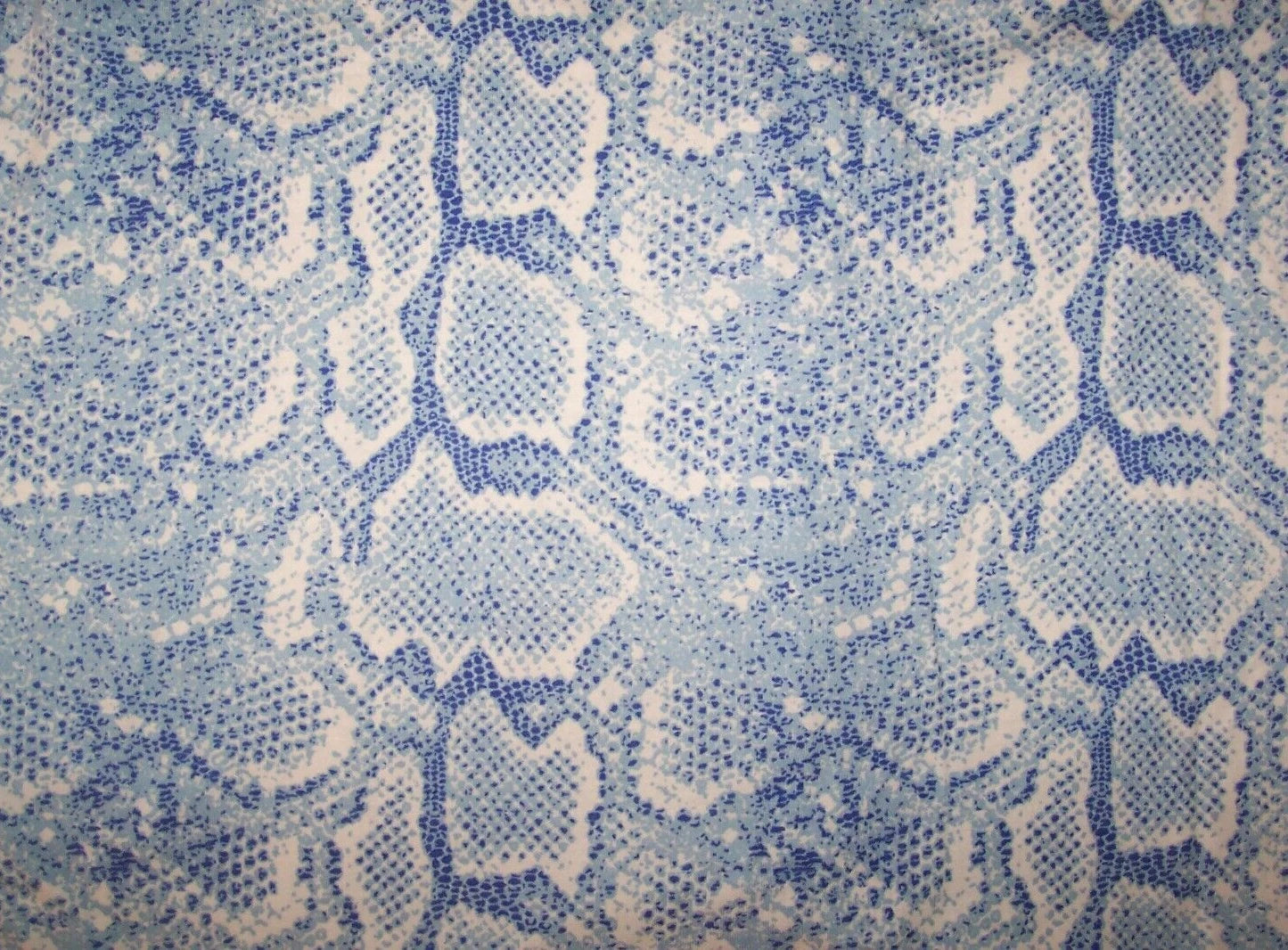 NWT PJ Salvage Ice Blue/Ivory EXOTIC SNAKESKIN Jersey Knit Pajama/Lounge Set M