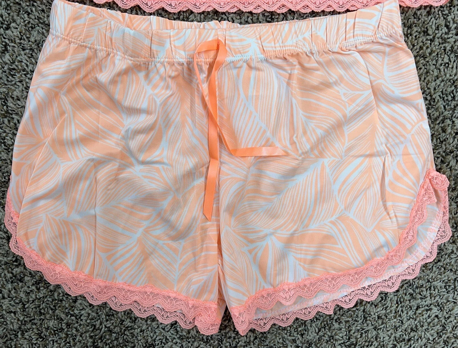 Women’s Talulah sleepwear orange comfy shorts pajama set