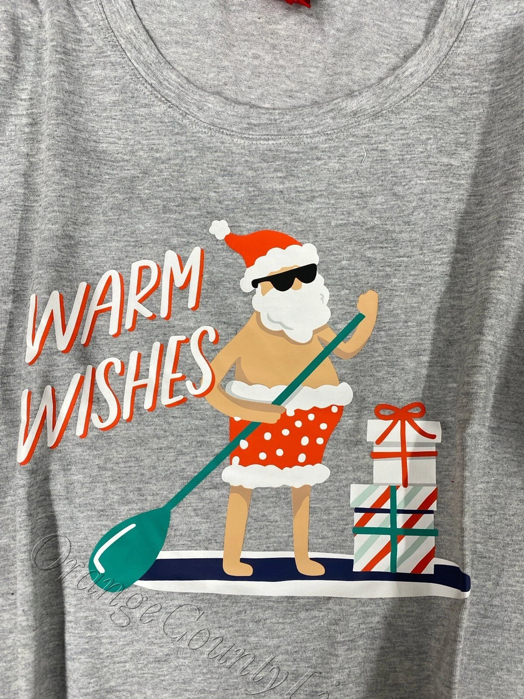 Women's Matching Tropical Santa Pajamas set Christmas sleepwear pj's Size 2XL