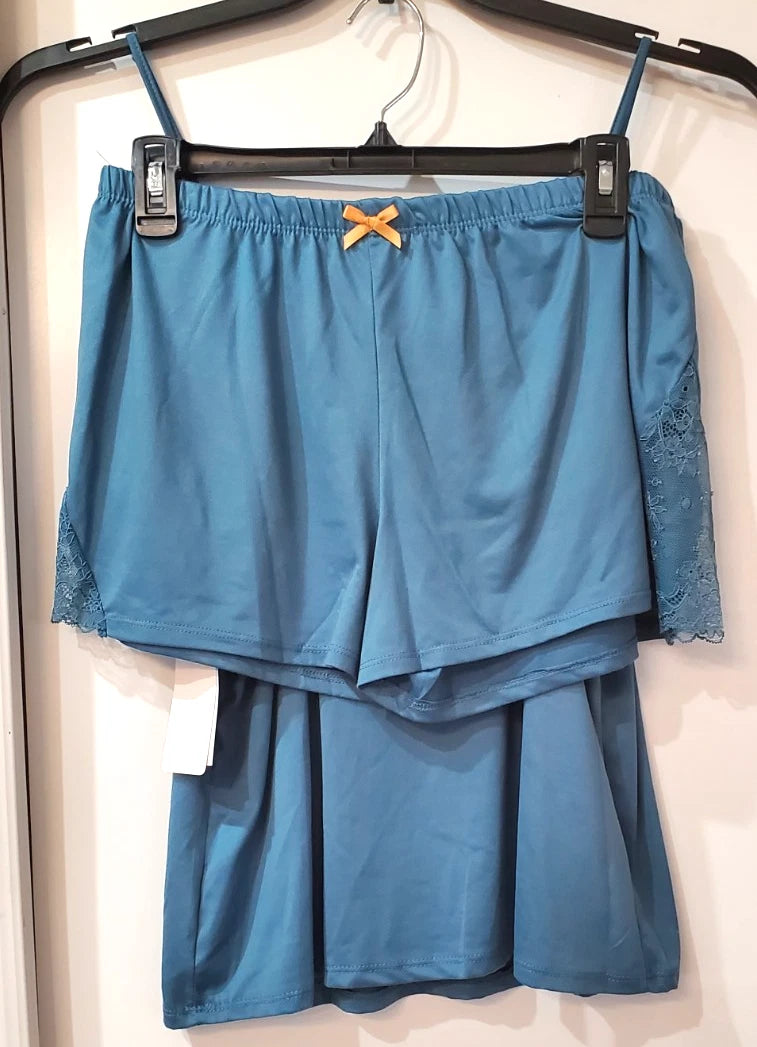 Flora by Flora Nikrooz Stacy Cami Short Set - Dark Teal Size Medium