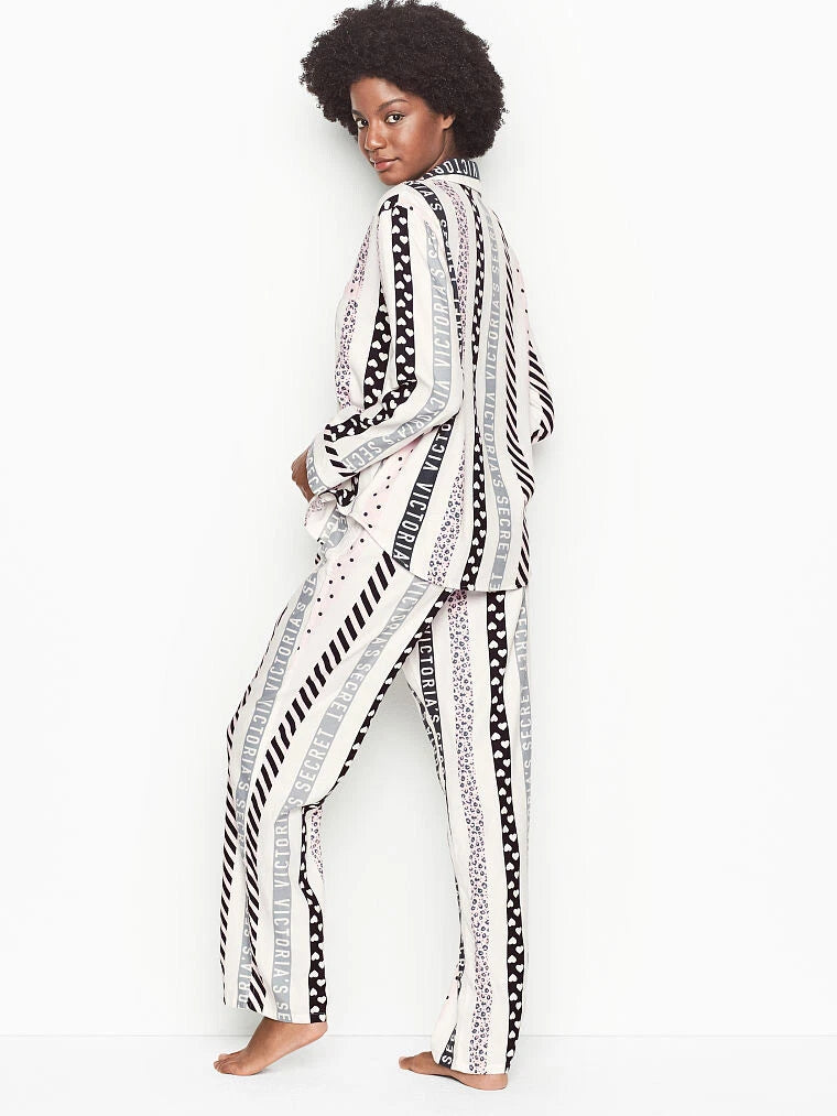 New NIP Victoria's Secret The Flannel 2pc Pajama Set PJ XS, S, M, L