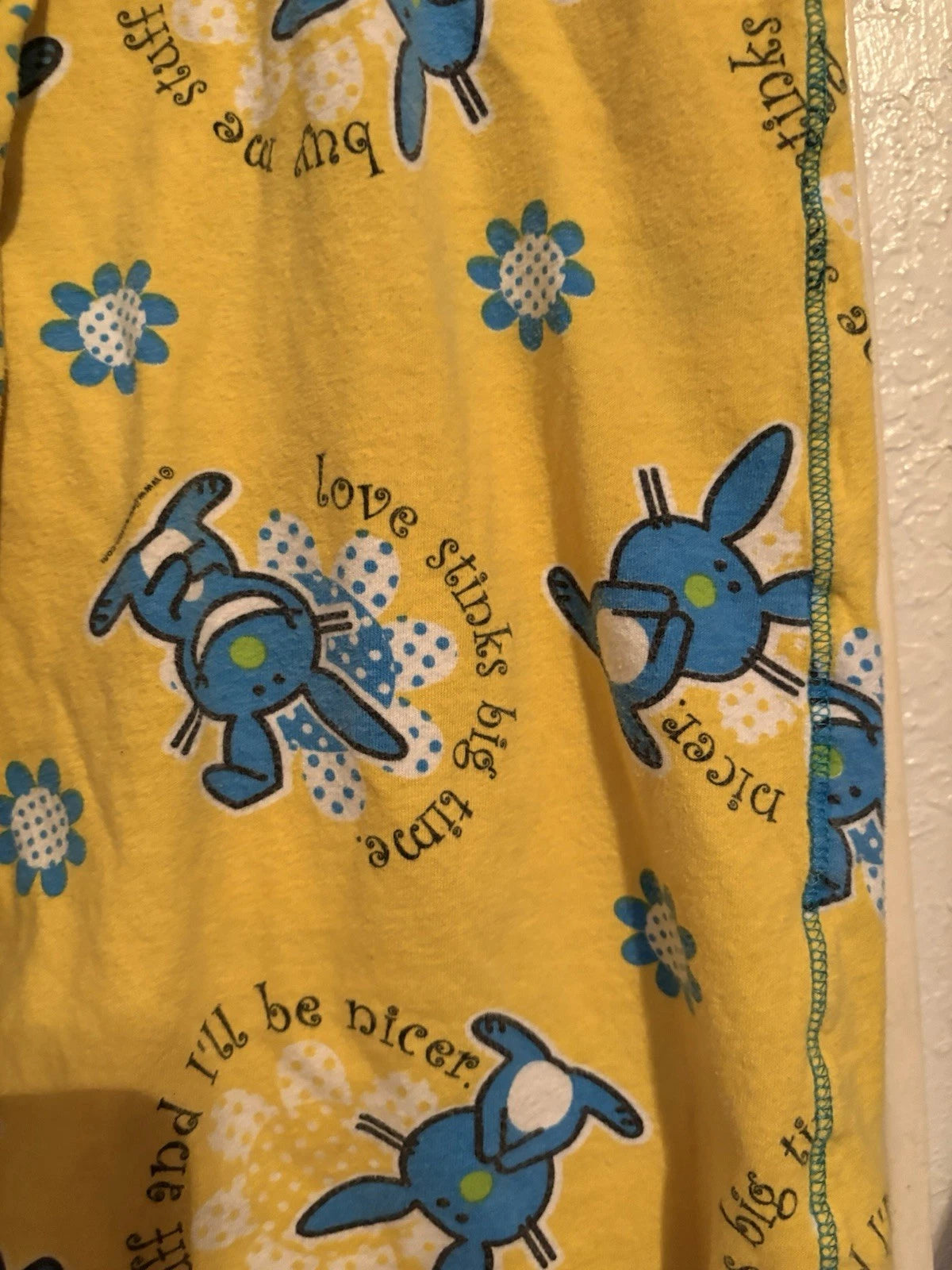 Vintage It’s Happy Bunny 100% Cotton Cami & Capri Pajama Set L/XL