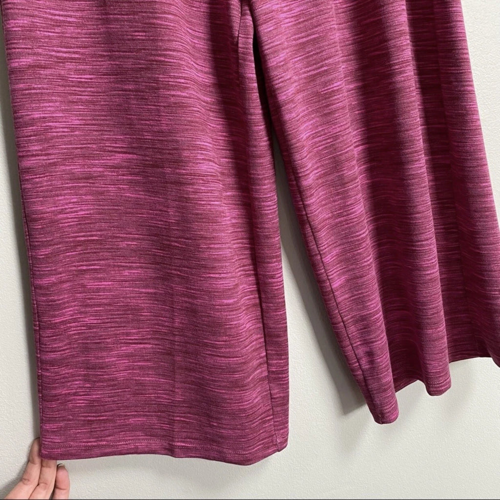 NWT Refinery29 Brick Pink Burgundy Shirt & Pants 2-Piece Pajama Set