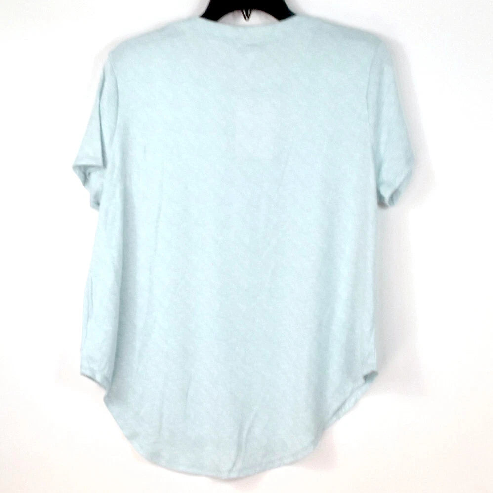 Roudelain Whisper Luxe Top & Jogger Pants Pajama Set Pearl Blue Ch Sz New BJE225