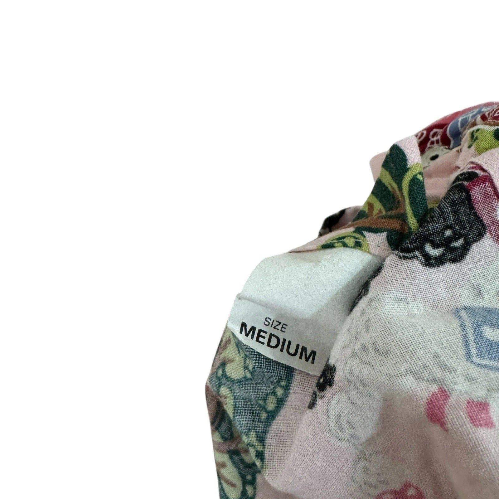 Nick & Nora Medium Pajama Set Poodles In Paris Cotton Top Pants Womens READ